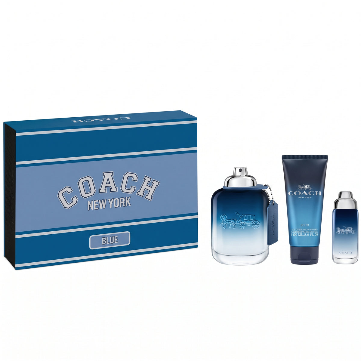 Coach Blue EDT 100ml 3pc Gift Set 2026
