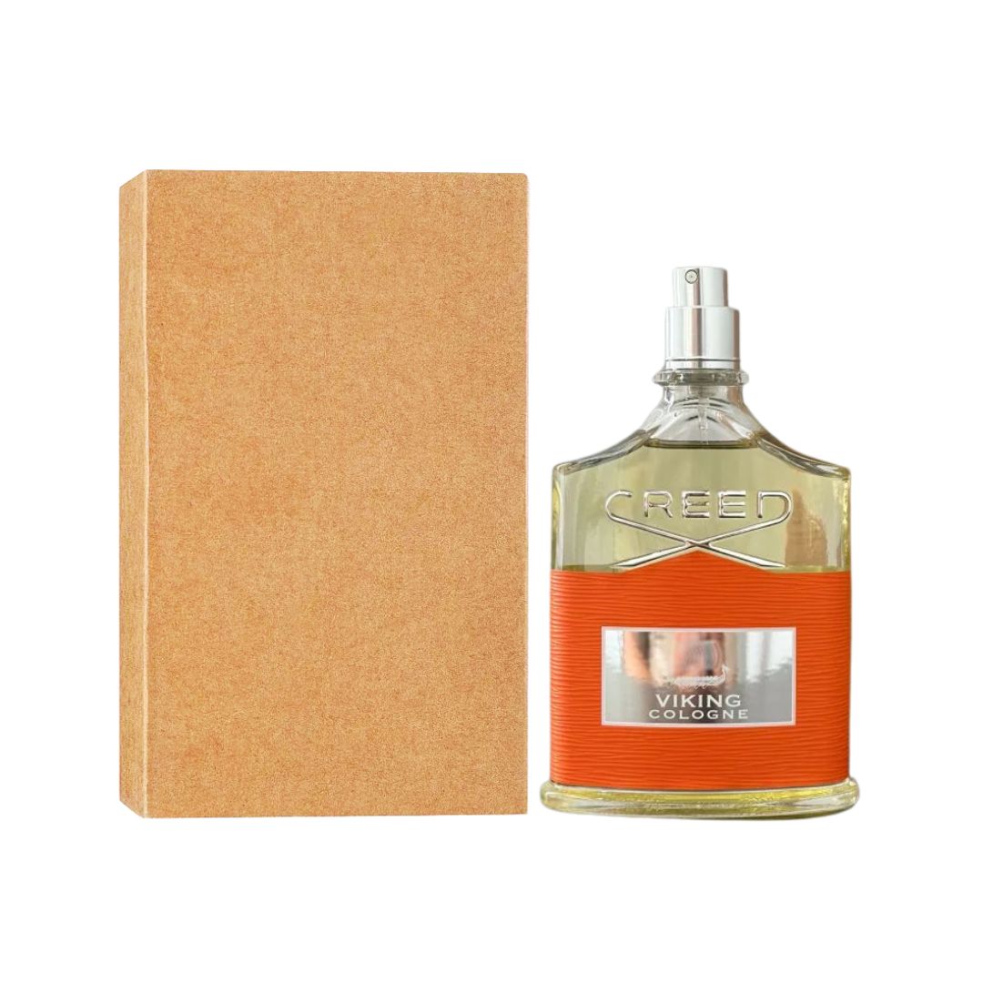 Creed Viking Cologne EDP 100ml – Tester bottle with a brown box on a white background