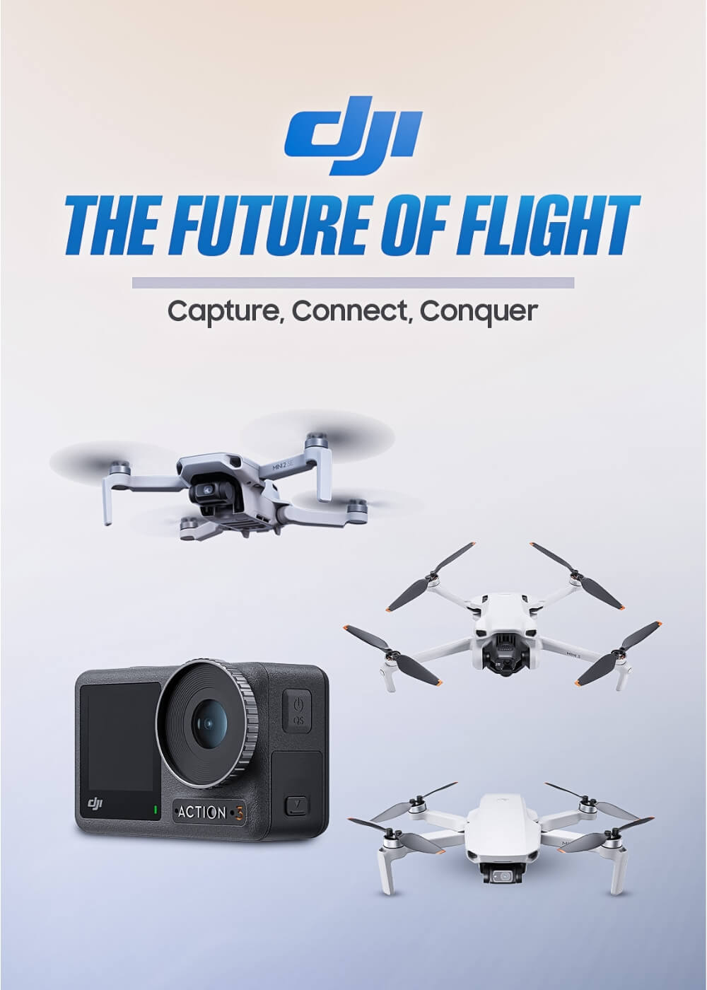 Osmo Action 4 and DJI Mini 3 at Gadgets Online NZ LTD