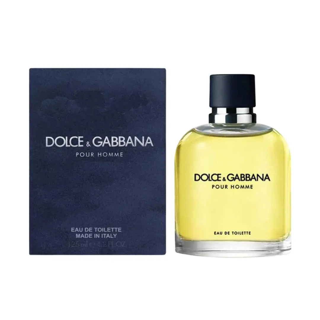 Dolce and Gabbana Pour Homme EDT 125ml bottle and box
