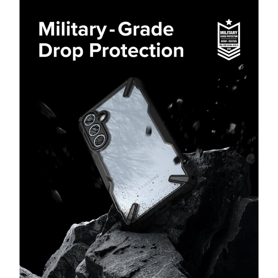 Hybrid Military Grade drop protection case for Galaxy A35