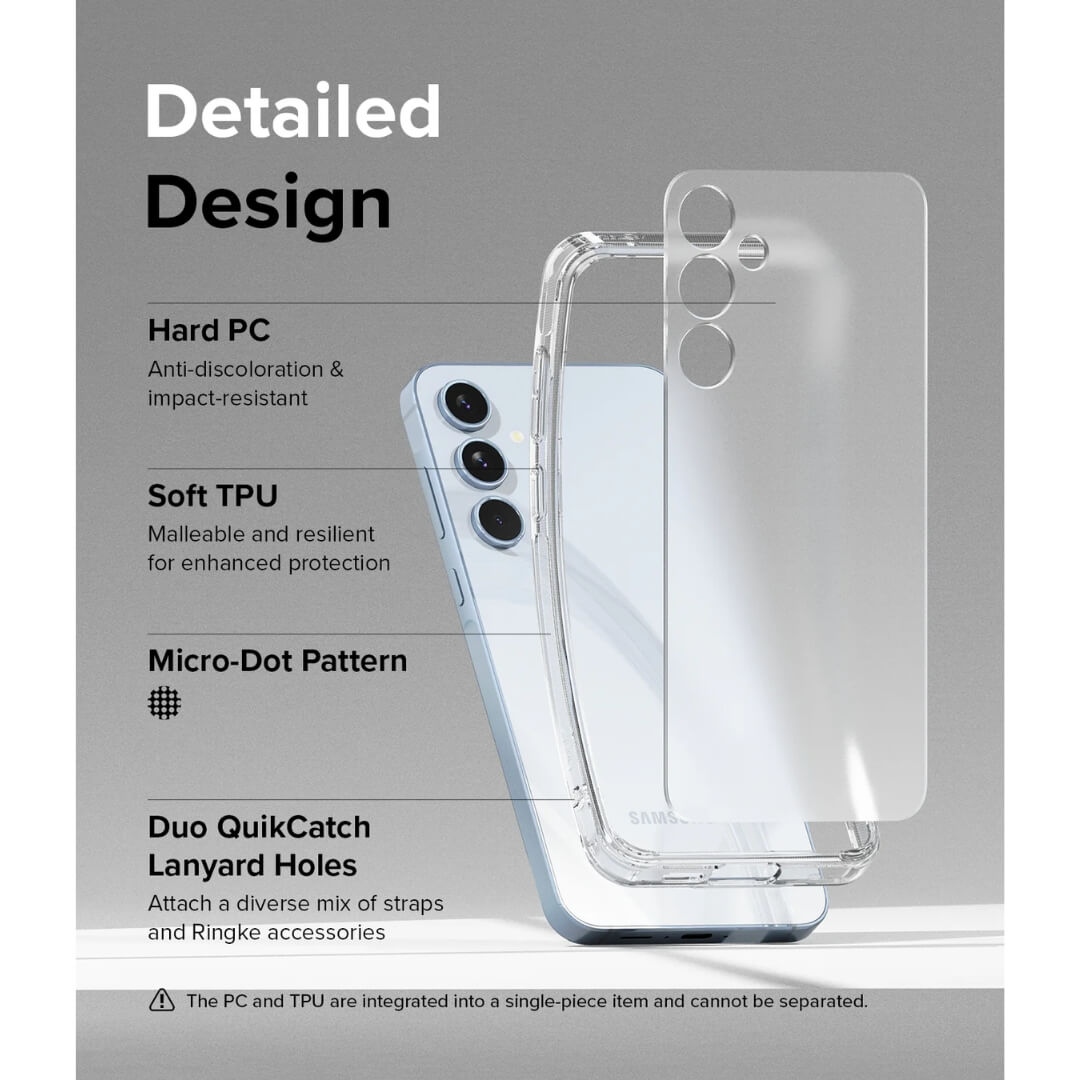 Ringke Cases are designed with Hard PC and Soft TPU material