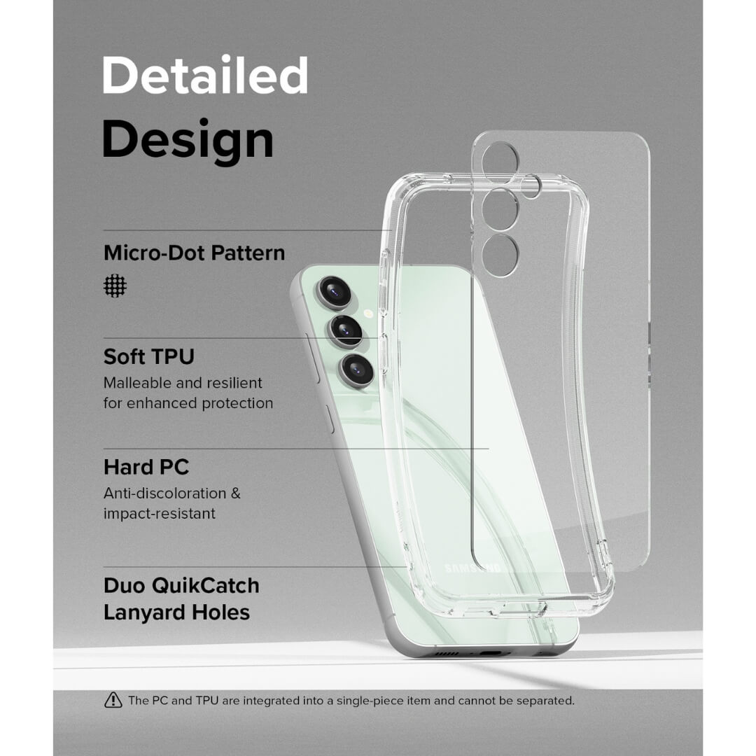 Samsung Galaxy S23 FE Case Fusion Clear By Ringke