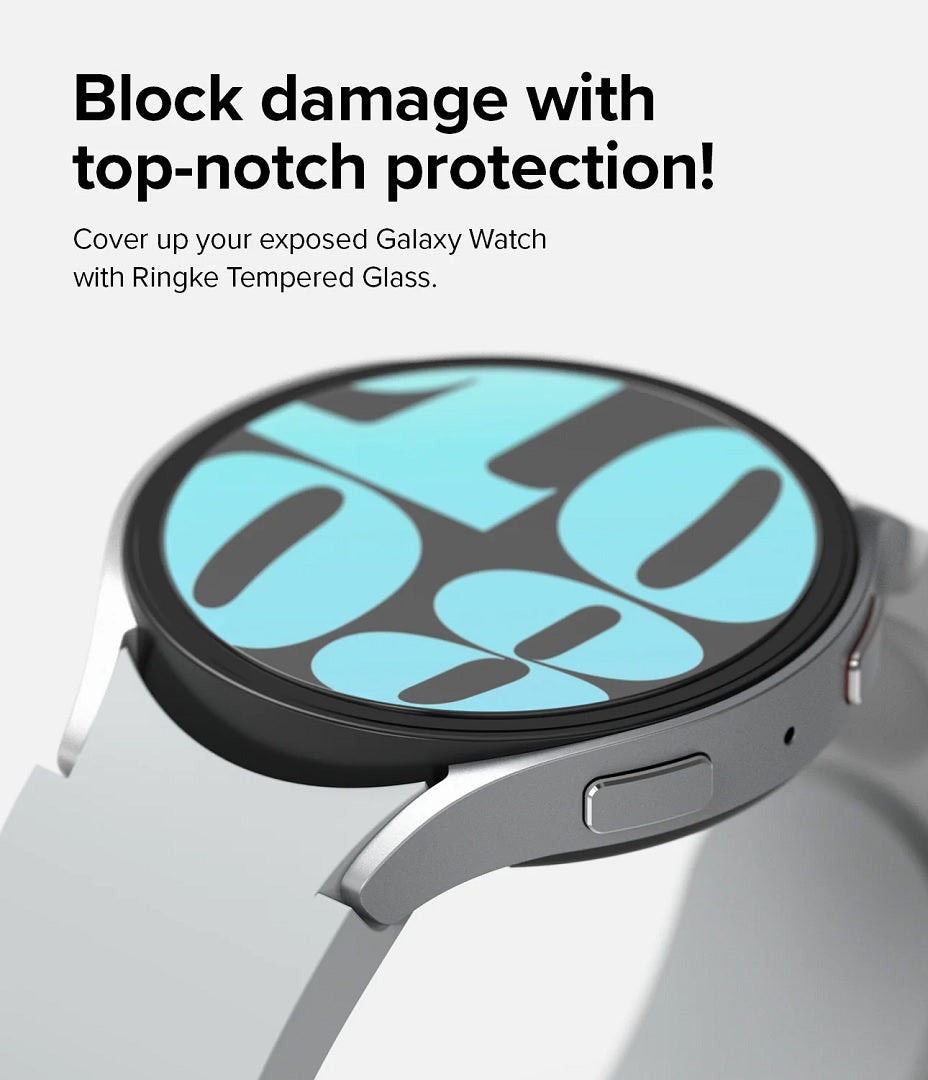 Galaxy Watch 6 40mm Screen Protector Glass 4Pack R3 by Ringke