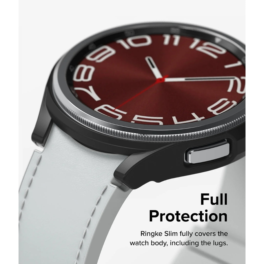 Experience complete protection with the Ringke Slim Case, meticulously crafted to safeguard every angle of your Samsung Galaxy Watch 6 Classic 47mm