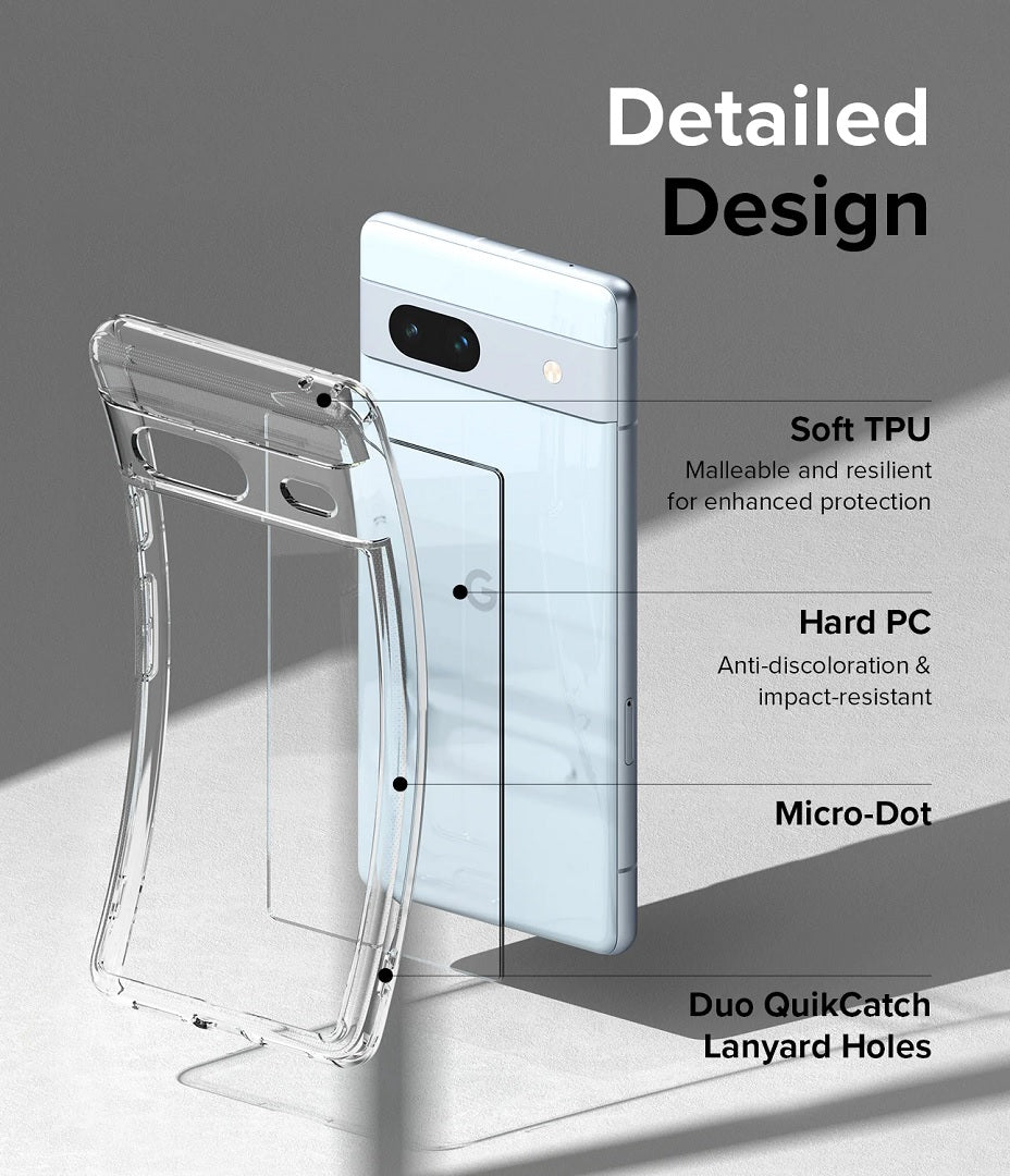 Crafted with Soft TPU and Hard PC Featuring Micro Dot Design
