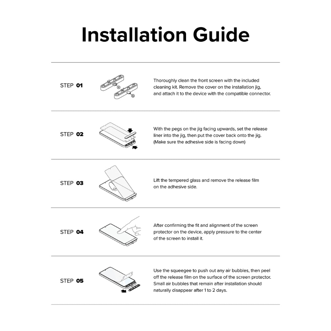 Easy installation for Glass protector pixel 8 Pro screen protector