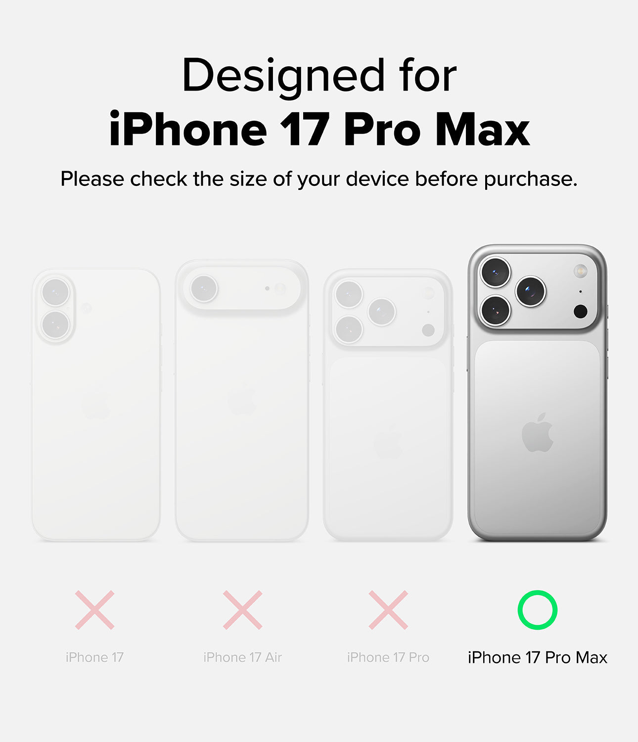 iPhone 17 Pro Max Case Fusion Magnetic Clear by Ringke