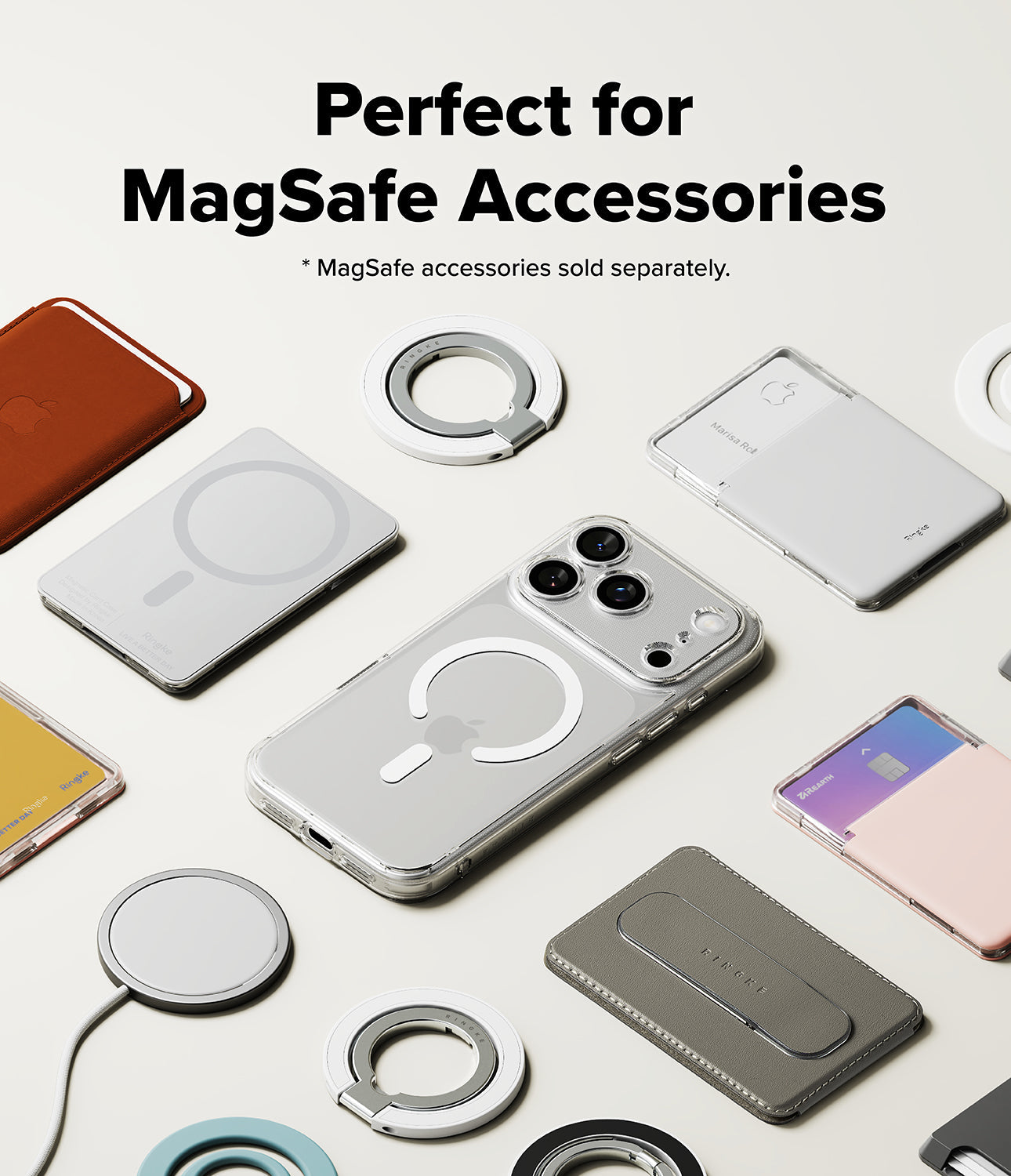iPhone 17 Pro Max Case Fusion Magnetic Clear by Ringke