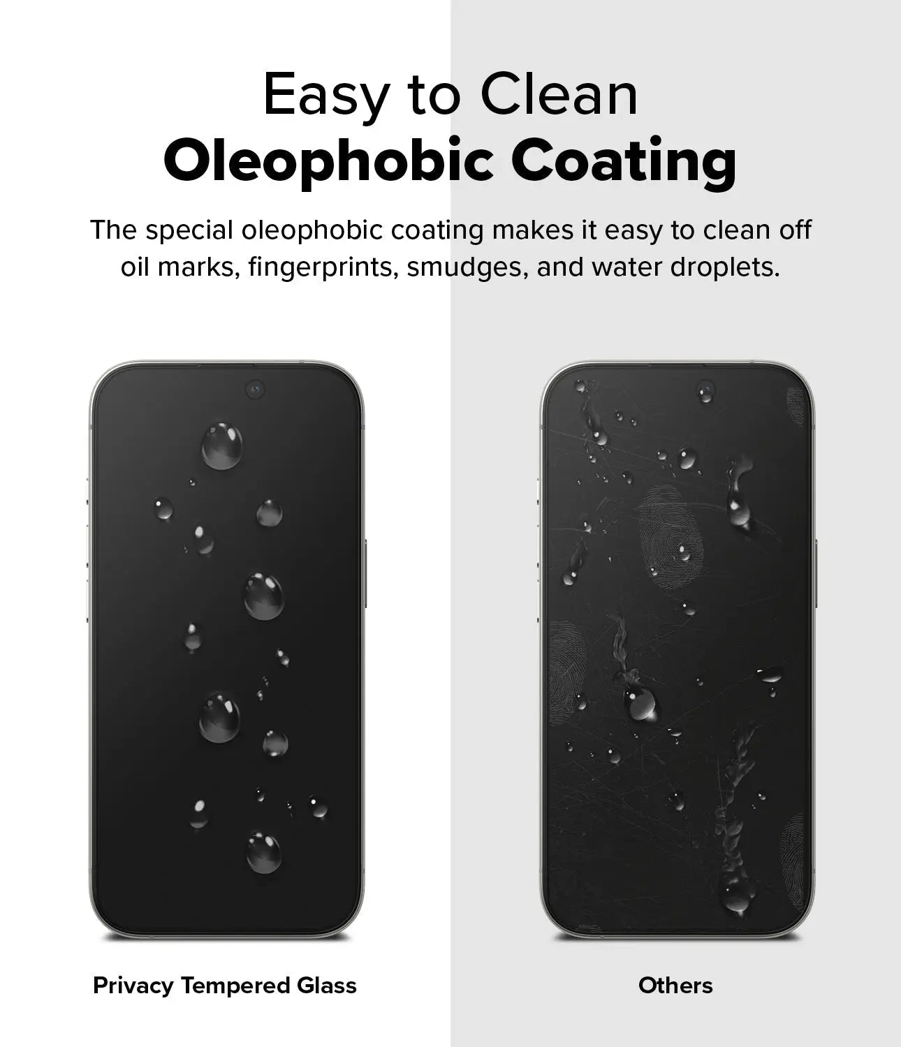 Ringke iPhone 16 Pro Easy Slide Privacy Glass 2 Pack at Gadgets Online