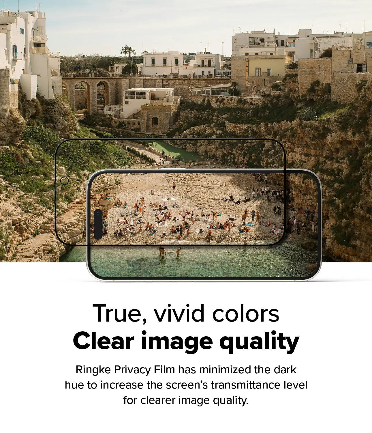 Ringke iPhone 16 Pro Easy Slide Privacy Glass 2 Pack at Gadgets Online