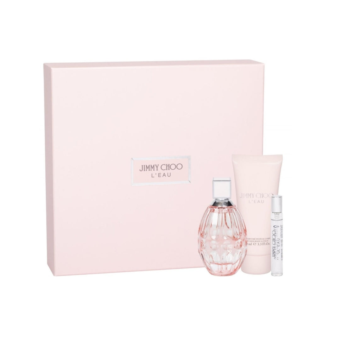 Jimmy Choo L'Eau EDT 90ml 3Pc Gift Set For Women