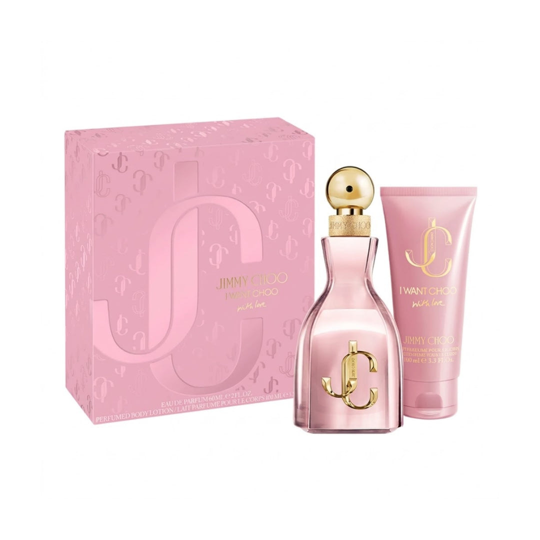 Jimmy Choo I Want Choo With Love EDP 60ml 2pc Gift Set