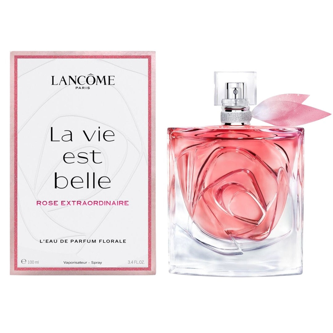 Lancome La Vie Est Belle Rose Extraordinaire EDP 100ml - Luxurious rose-infused fragrance available at Gadgets Online NZ.