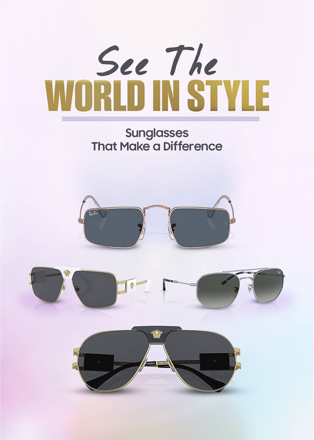 Shades from RayBan, Versace, Gucci, Prada, Burberry Sunglasses in NZ