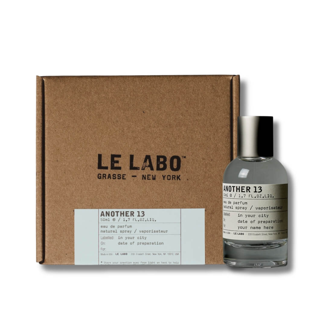 Le Labo Another 13 EDP 50ml unisex fragrance, embodying niche perfumery art with its exclusive and artistic bottle design, available at Gadgets Online NZ LTD.