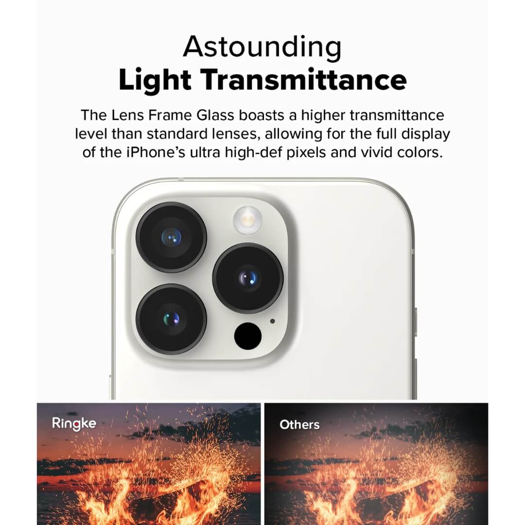 iPhone 16 Pro Max / 16 Pro Camera Lens Frame Glass