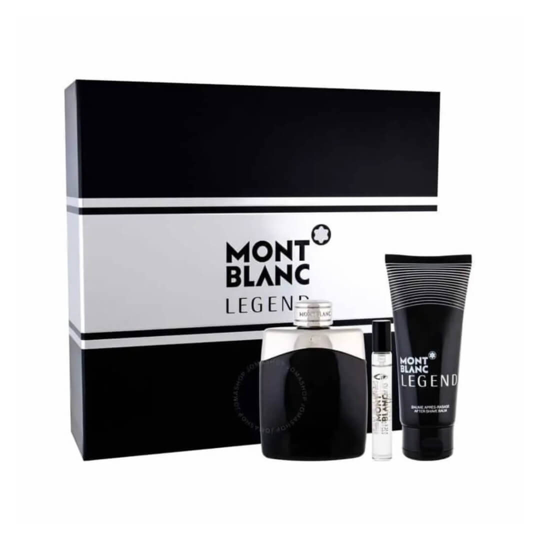 Mont Blanc Legend EDT 100ML 3Pc Gift Set For Men