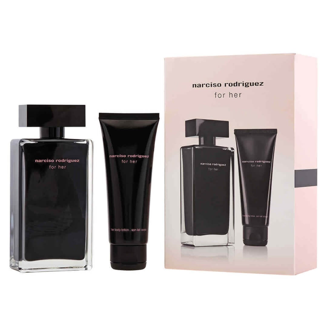 Narciso Rodriguez for Her EDT 100ml 2 Piece Gift Set at Gadgets Online NZ - a symbol of modern femininity and grace.
