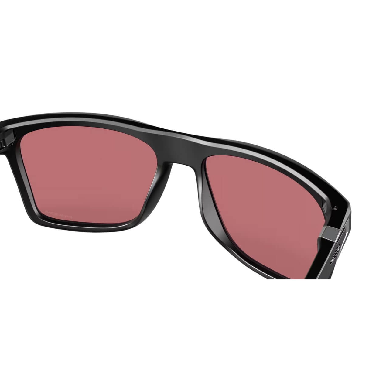 Oakley Leffingwell OO9100 910009 Sunglasses Matte Black with Prizm Dark Golf Closeup Back View