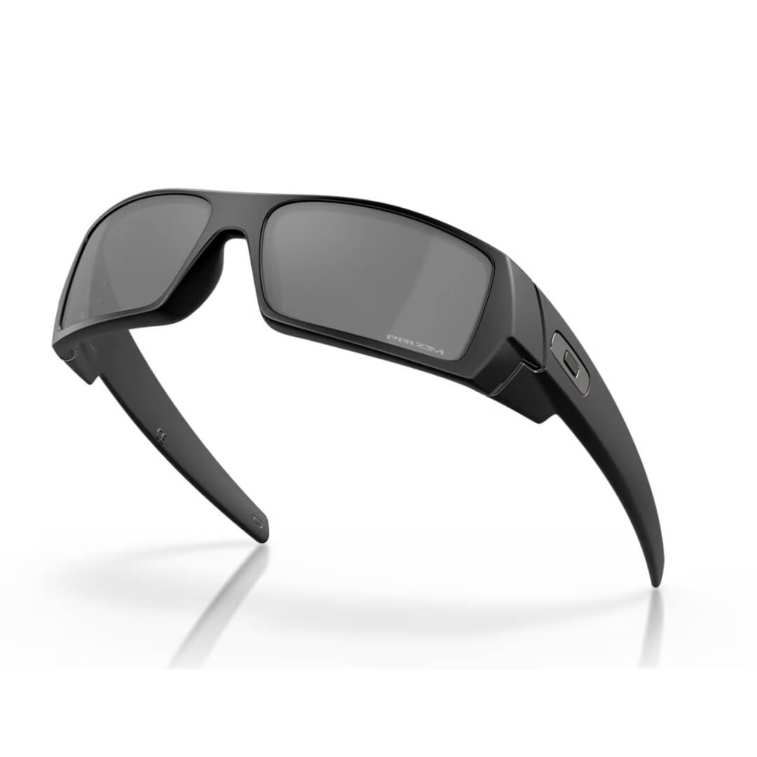 Oakley OO9014 Gascan Sunglasses - Matte Black Frame, Prizm Black Lens Standing View