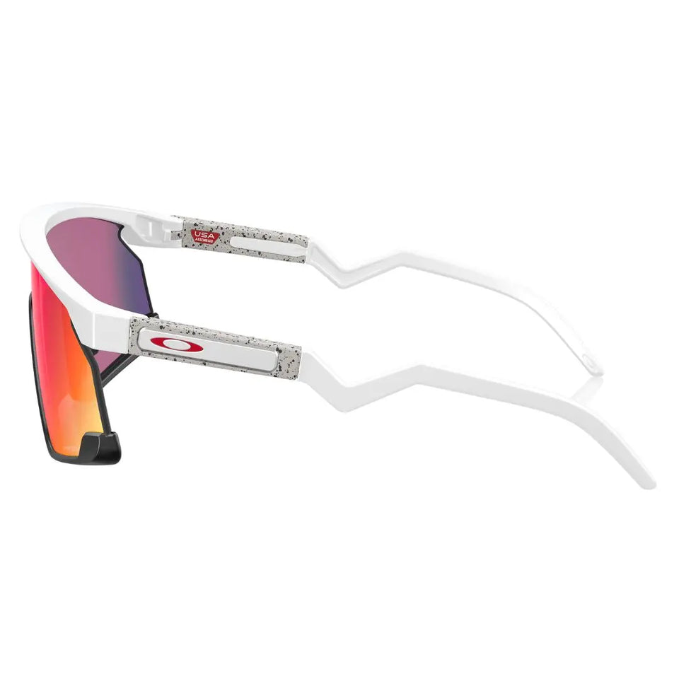 Side view of Oakley BXTR showing modernized trigger stems in white with speckled grey detail - Gadgets Online NZ