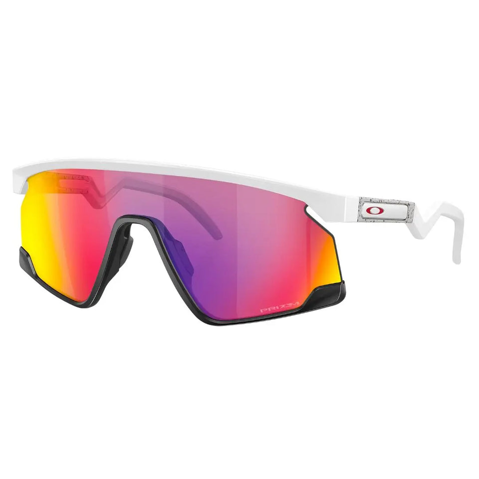 Oakley OO9280 BXTR 928002 sunglasses in matte white with Prizm Road shield lenses - Gadgets Online NZ