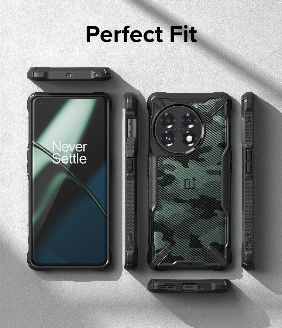 OnePlus 11 5G Fusion X Camo Black Case By Ringke
