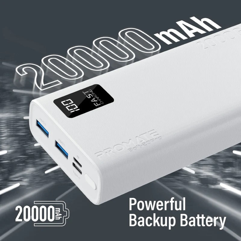 20000mAh Power Backup Battery