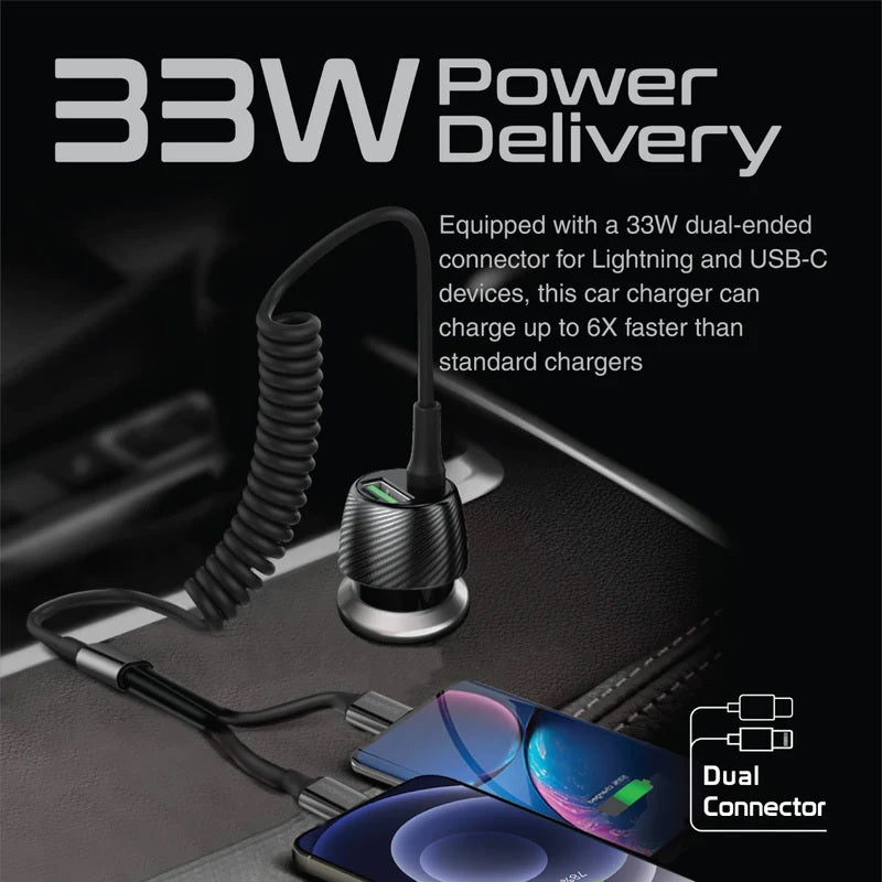 33W Power Delivery Car Charger