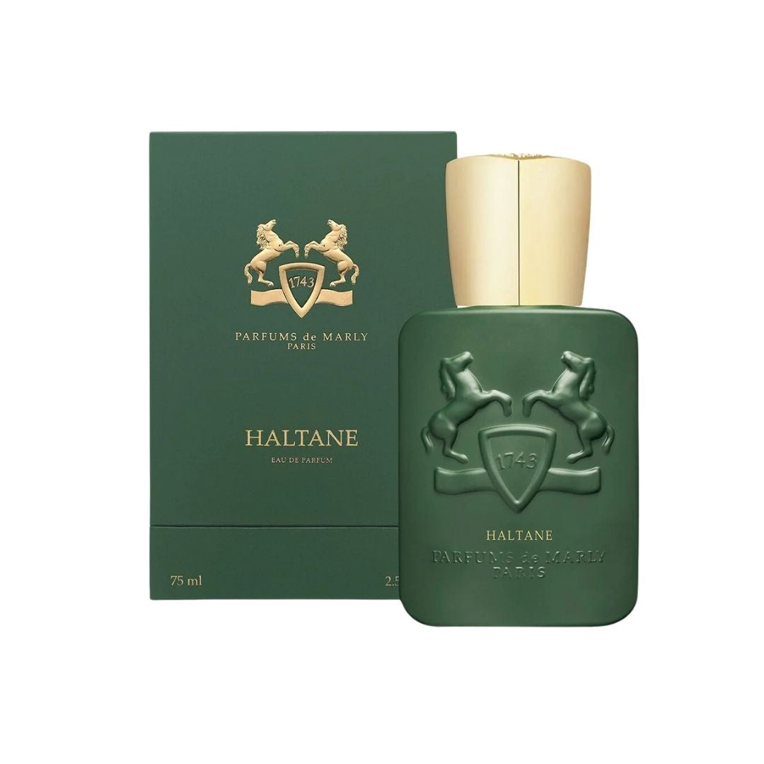 Green perfume bottle Parfums De Marly Haltane 75ml EDP for Men in NZ