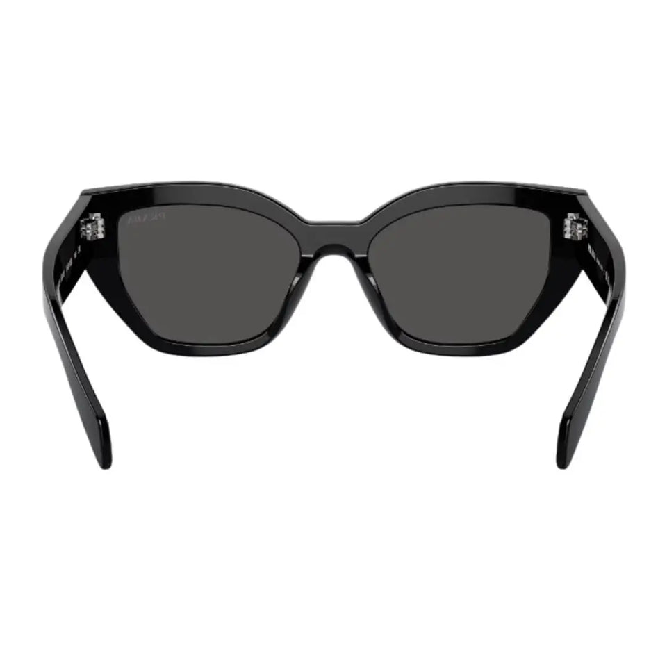 Prada PR A09S 1AB5S0 - Back Angle Highlighting Dark Grey Lenses
