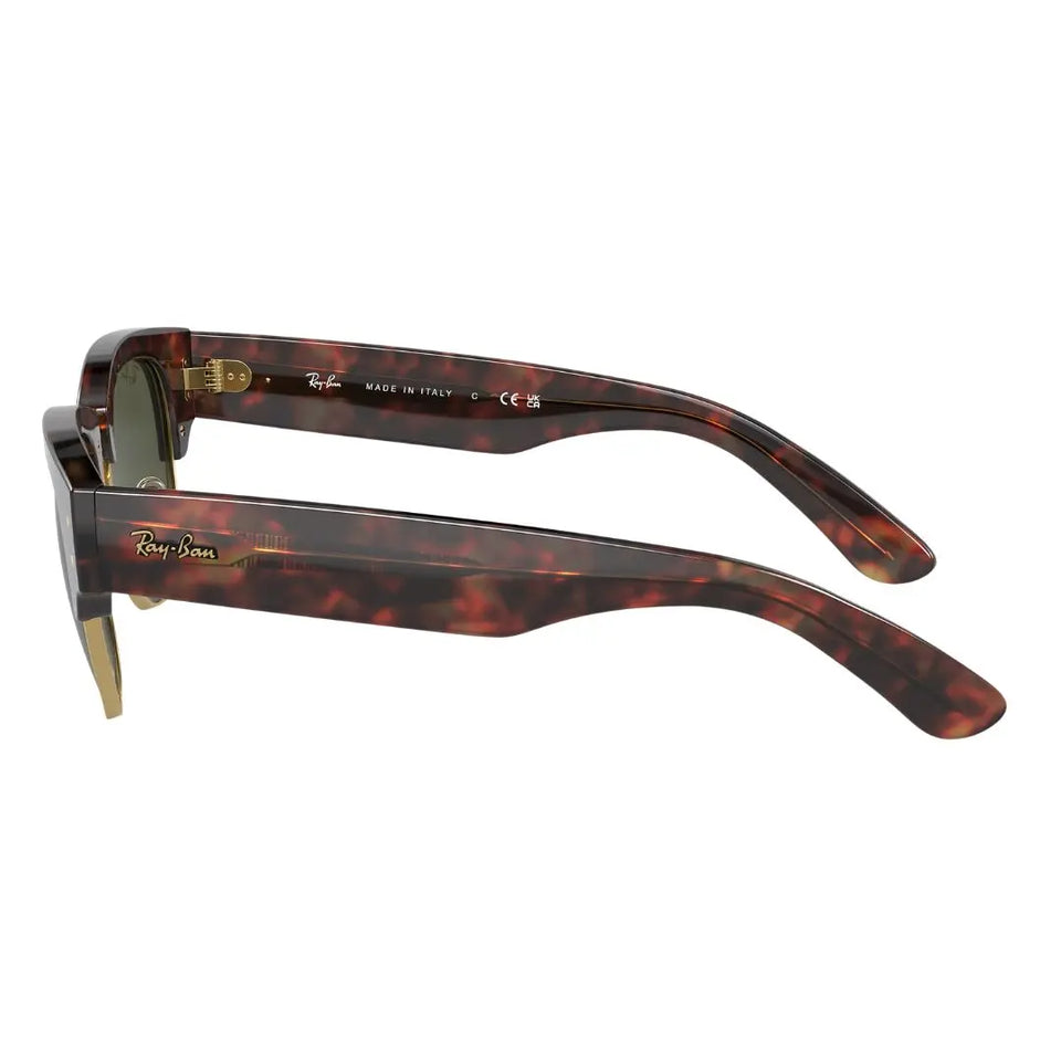 Side profile of Ray-Ban RB0316S Mega Clubmaster tortoise sunglasses with extra-wide temples - Gadgets Online NZ