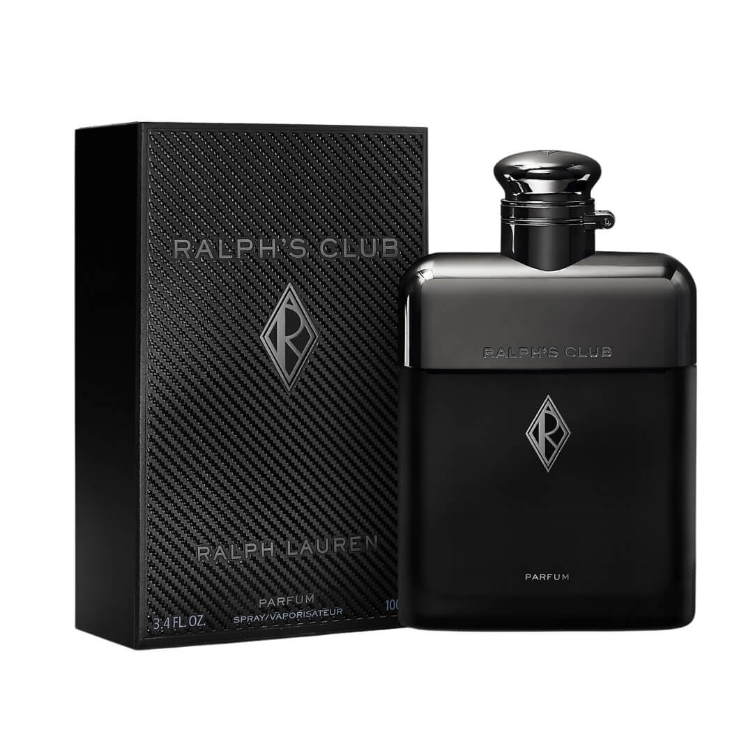 Ralph Lauren Ralph's Club Parfum 100ml for Men at Gadgets Online NZ LTD - Luxurious and sophisticated bottle showcasing a blend of Lavender, Clary Sage, and Cedar, symbolizing modern masculine elegance.
