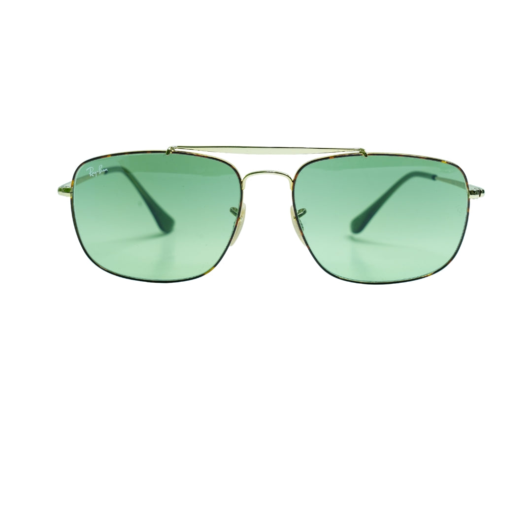 Ray-Ban Colonel RB3560 91034M Tortoise - Steel - Green Lenses