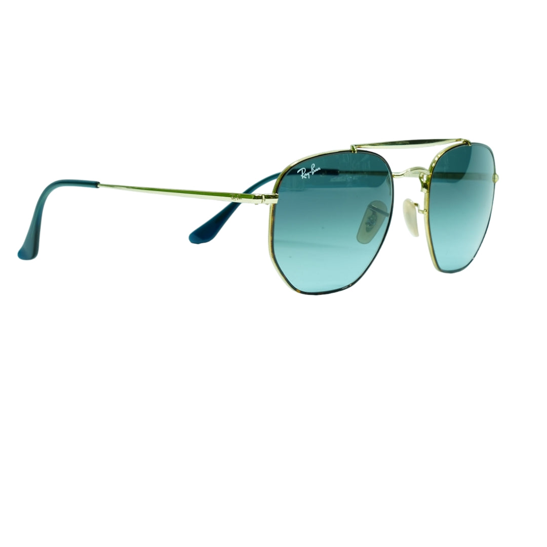 Ray-Ban Marshal RB3648 91023M Tortoise - Blue Lenses (Metal)