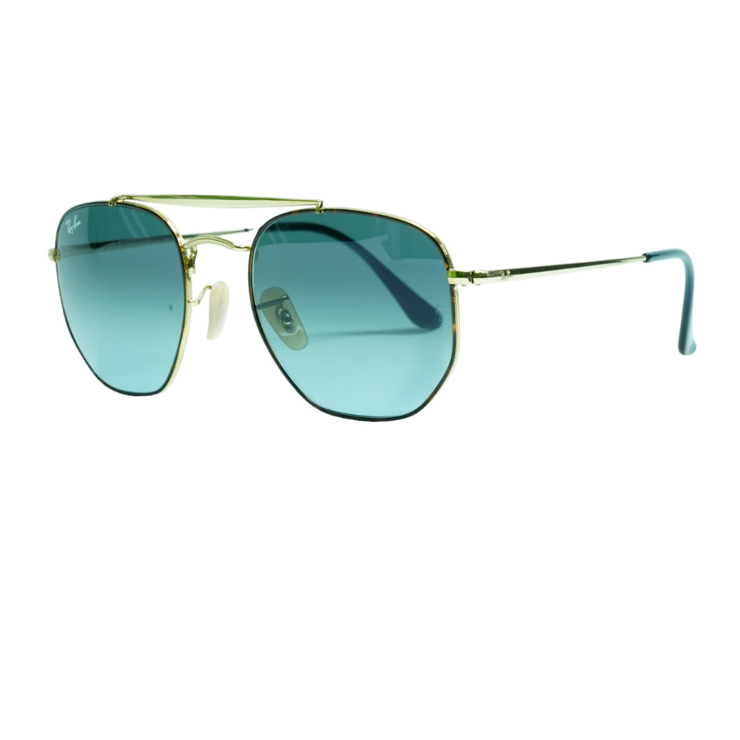 Ray-Ban Marshal RB3648 91023M Tortoise - Blue Lenses (Metal)