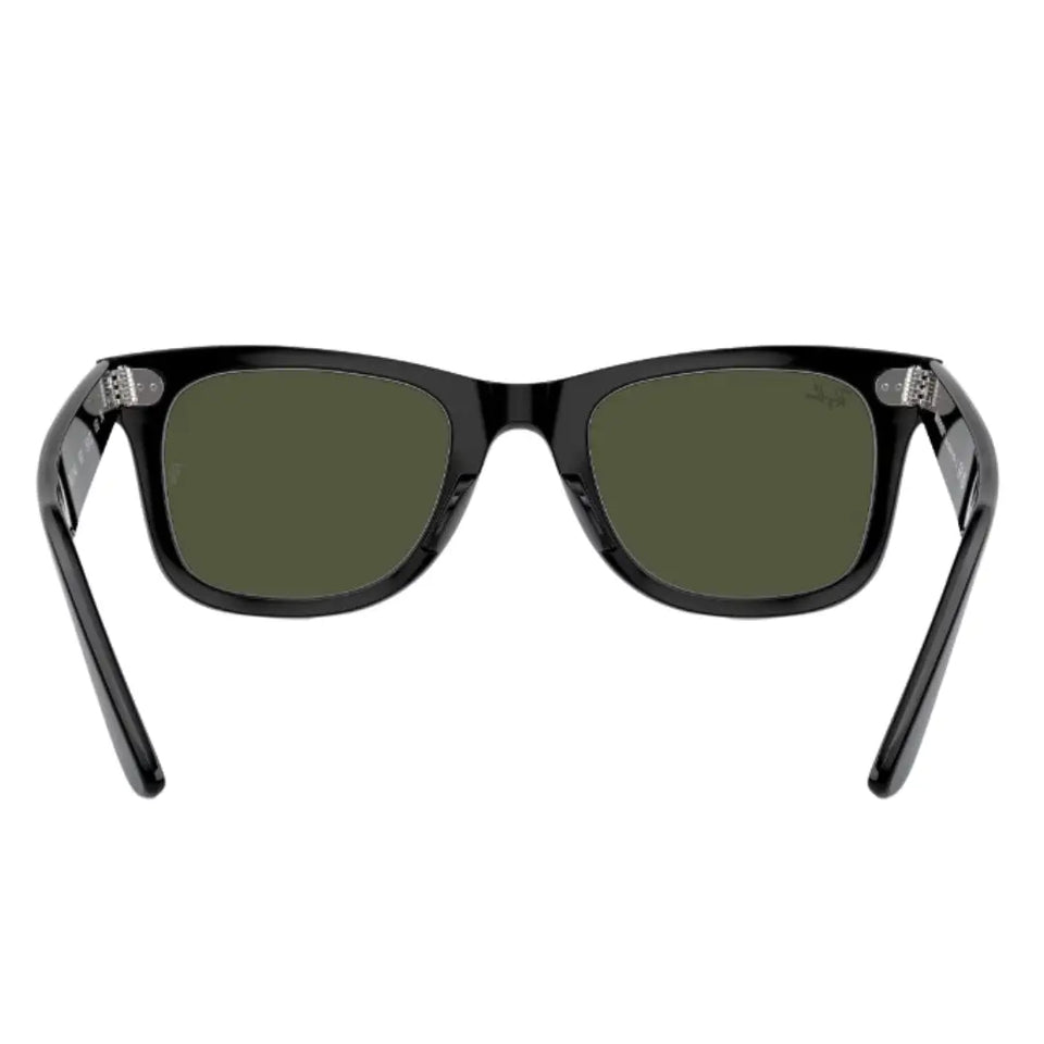 Ray-Ban Original Wayfarer Classic RB2140 901 Black Unisex Sunglasses Back Side View