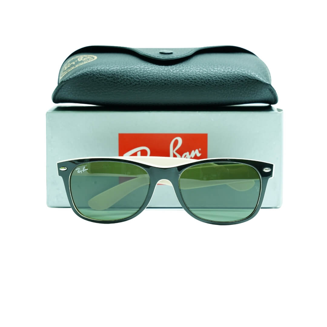 Ray-Ban RB2132 875 New Wayfarer Green Gradient Lens 55mm Men's Sunglasses