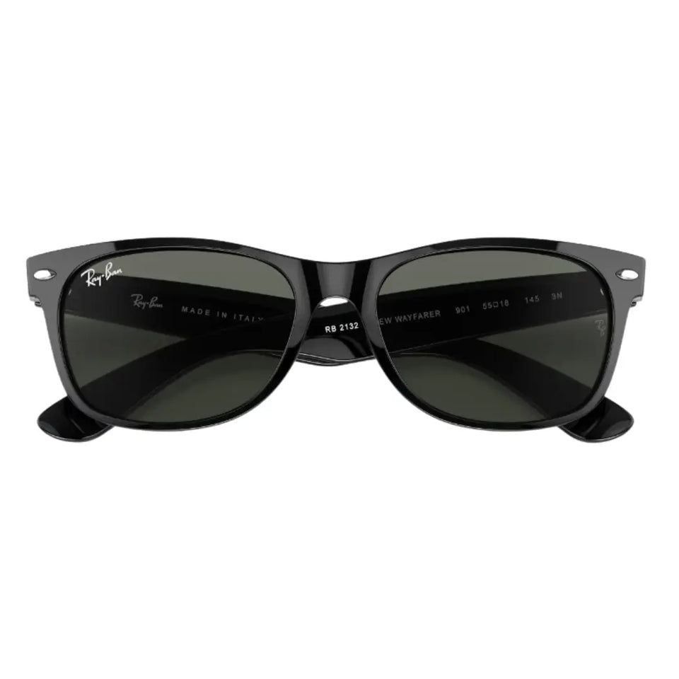 Ray-Ban RB2132 New Wayfarer Classic 901 Sunglasses Folding View