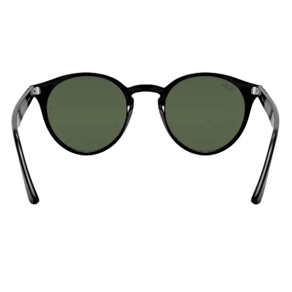 Ray-Ban RB2180 601/71 Black Frame and Dark Green Lens Back Side View