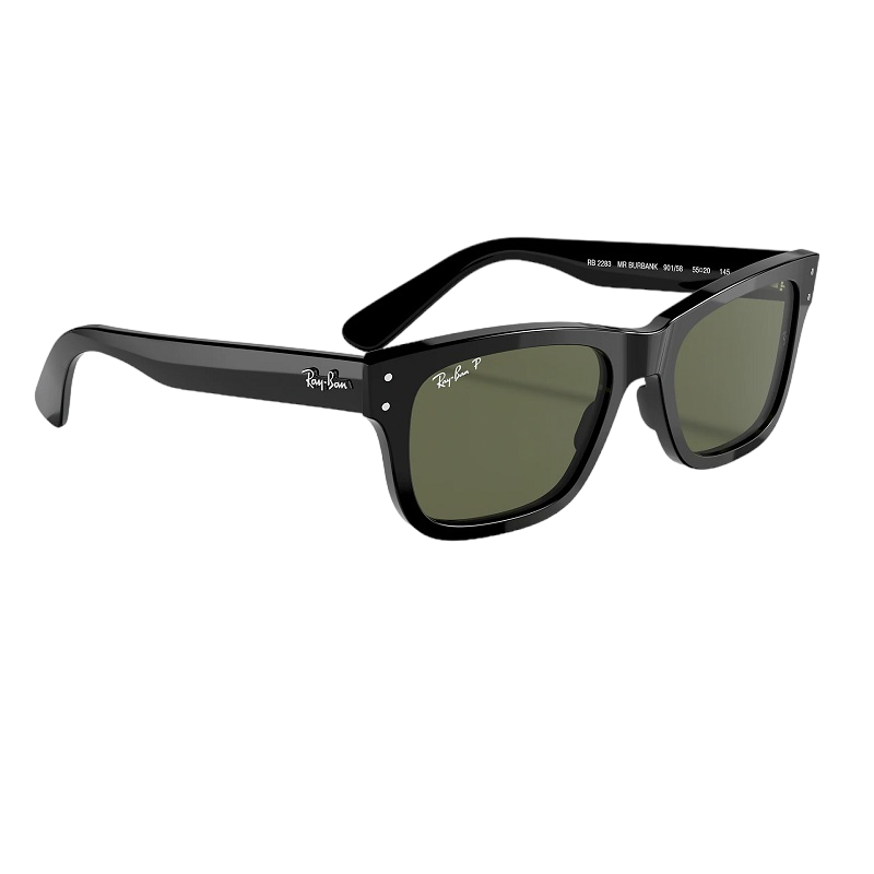 Ray ban black green polarized cheap