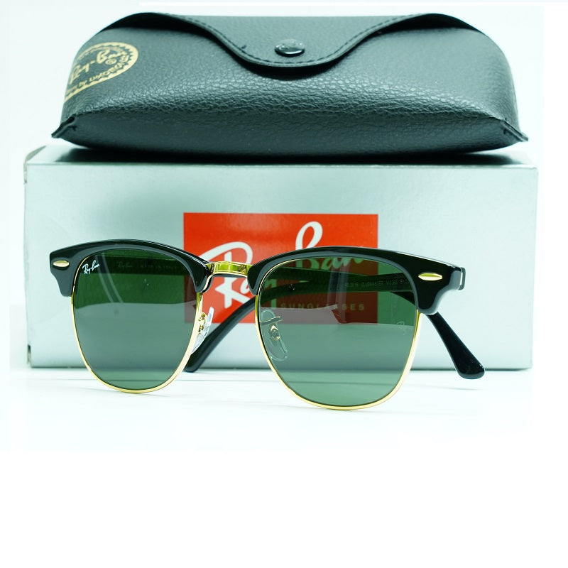Ray-Ban RB3016 W0365 Clubmaster 51 mm Sunglasses Black for Men