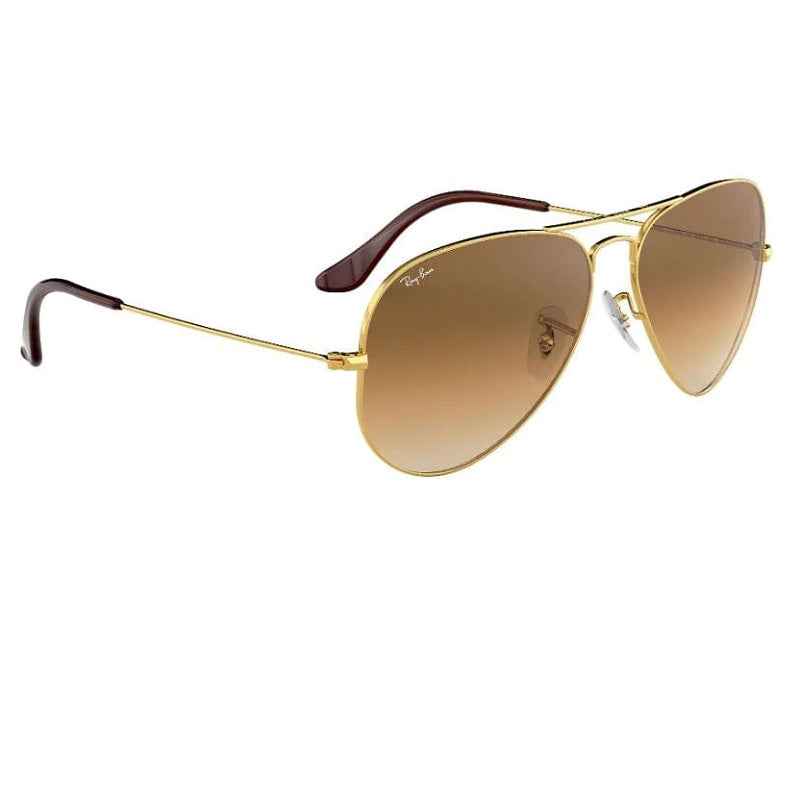 Ray-Ban RB3025 001/51 58-14 Aviator Gradient Sunglasses -Polished Gold