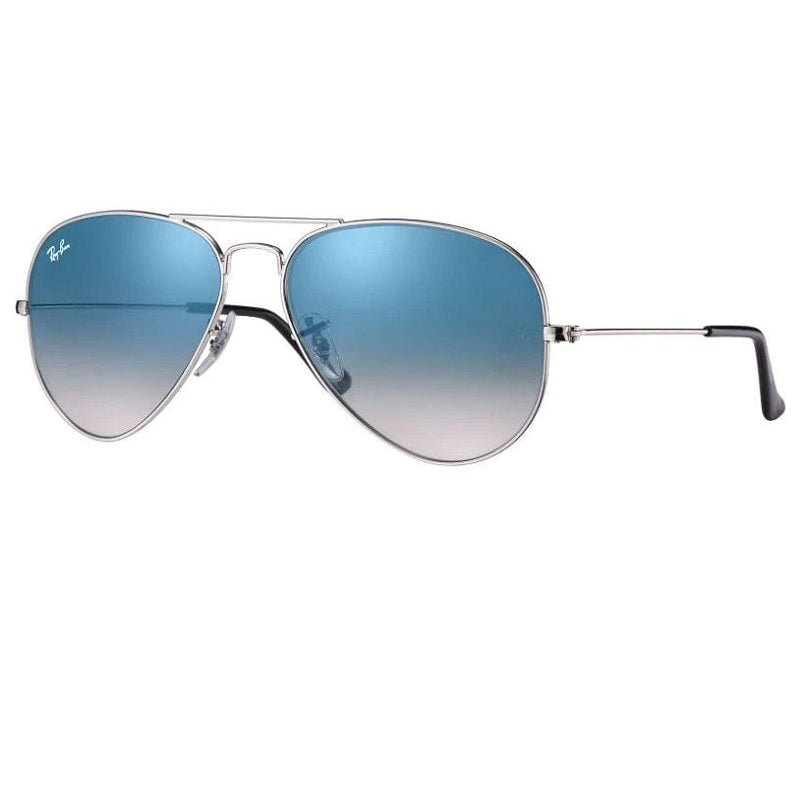 ray ban blue gradient grey