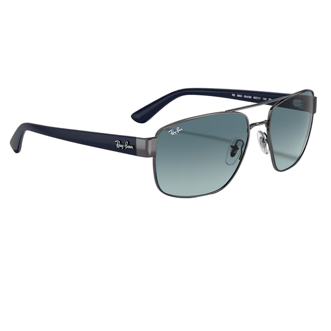 Rayan RB3663 004/3M 60-17 Blue Large Gradient Sunglasses