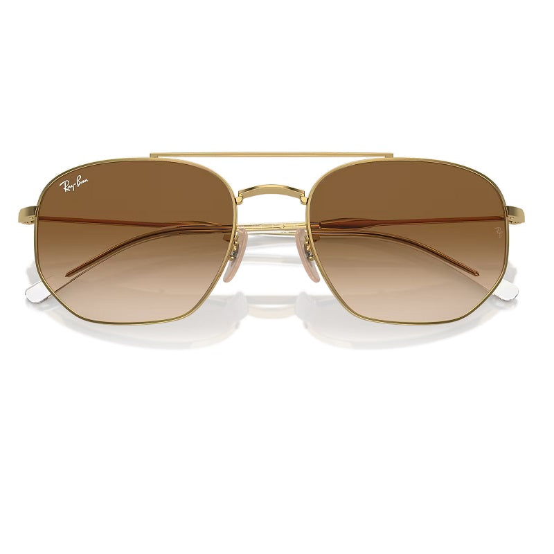 Ray-Ban RB3707 Unisex Sunglasses with a Golden Twist