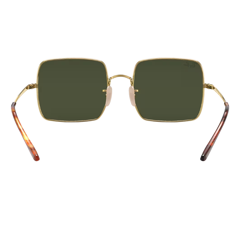 Ray-Ban Square Classic RB1971 914731 54MM Gold - Metal - Green Lenses for Men And Women