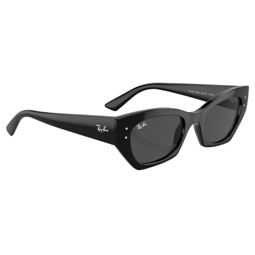 Ray-Ban Zena RB4430 667787 49 - Black Frame with Dark Grey Lens