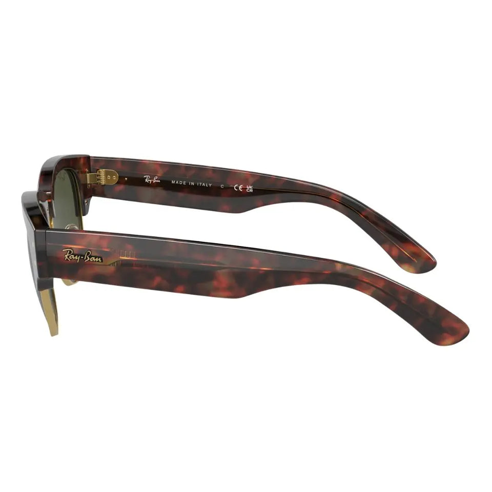 Side view of Ray-Ban RB0316S Mega Clubmaster tortoise sunglasses with extra-wide temples - Gadgets Online NZ